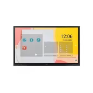 Image of Sharp PN-LC752 Digital signage flat panel 190.5cm (75") LCD WiFi 450 cd/m 4K Ultra HD Black Touch Screen Built-in processor Android 11 16/7