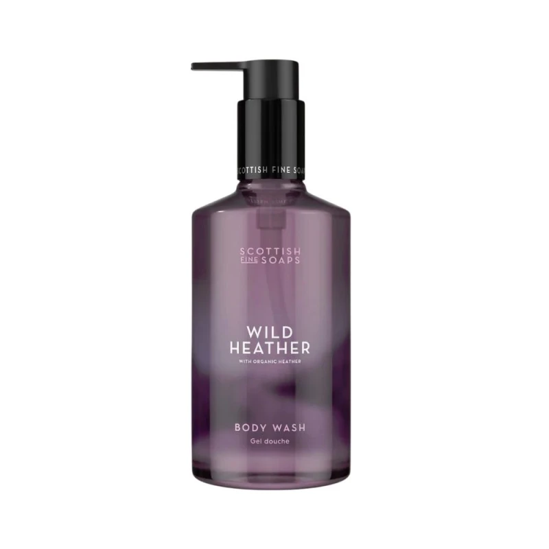 Image of Scottish Fine Soaps Scottish Fine Soaps Wild Heather Body Wash 300ml in Clear Clear 300ml Unisex 5016365101516