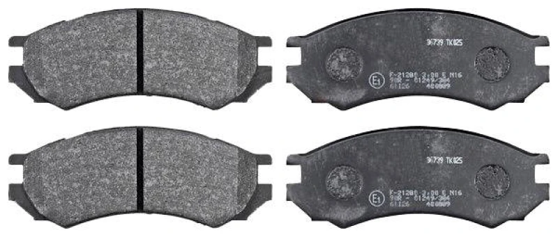 Image of A.B.S. 36739 Brake pad set without integrated wear sensor Brake Pad Set,disc brake (402)