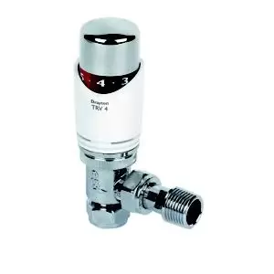 Image of Drayton Angled Thermostatic Radiator Valve & Lockshield