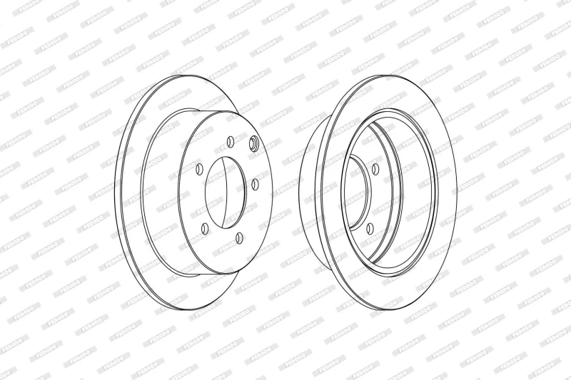 Image of Brake disc FERODO DDF1986C