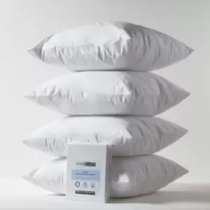 Image of Homescapes - Waterproof Pillow Protectors 65 x 65 cm, Pack of 4 - White