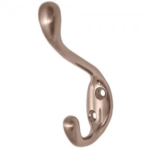 image of Select Hardware Hat and Coat Hook Nickel 2 Pack