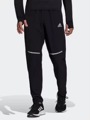 Image of adidas Own The Run Soft Shell Joggers, Black Size XS Men