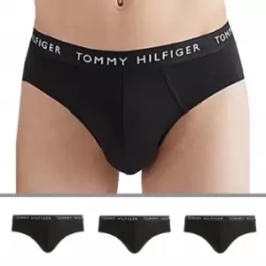 image of Tommy Hilfiger 3 Pack Essential Cotton Briefs - Black XXL