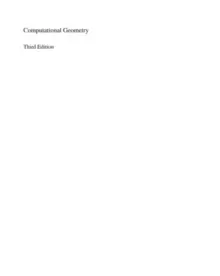 Image of Computational Geometry : Algorithms and Applications