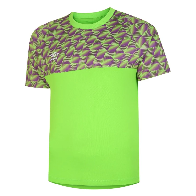 Image of Umbro Umbro Men Flux Goalkeeper Jersey in Bright Green Size: Small Bright Green S Male 5063425875641