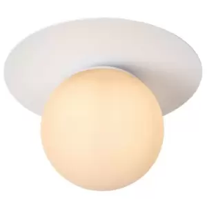 Image of Lucide TRICIA - Flush Ceiling Light - Ø25cm - 1xE27 - White