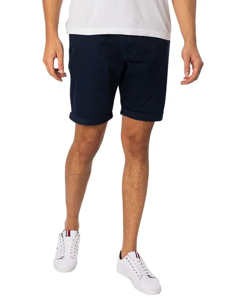 Image of Tommy Jeans Scanton Slim Chino Shorts Dark Night Navy 36W