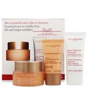 Image of Clarins Gifts and Sets Gentle Foaming Cleanser 30ml Extra-Firming Day Cream 50ml and Extra-Firming Night Cream 15ml