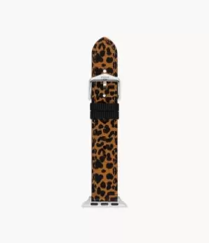 Image of Fossil Women 38mm/40mm/41mm Cheetah rPET Band for Apple Watch