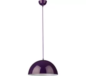 Image of INTERIORS by Premier Mars Pendant Ceiling Light - Purple