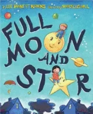 Image of full moon and star