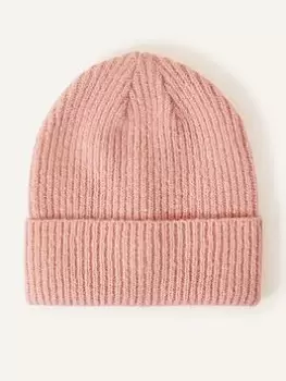 image of Accessorize Soho Knit Beanie, Pink, Women