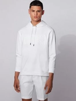 Image of Hugo Boss Bodywear Heritage Embossed Pullover Hoodie Size 2XL Men