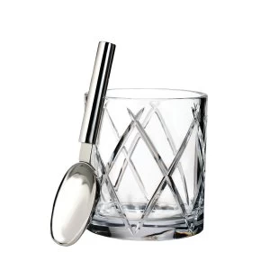 Image of Waterford Short Stories Olann Ice Bucket Metal Scoop Silver