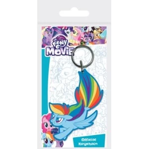 Image of My Little Pony - Rainbow Dash Sea Pony Rubber Keyring