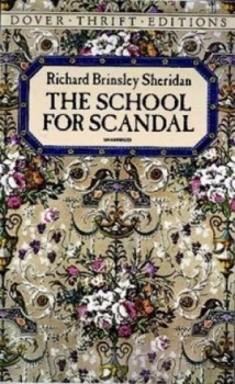Image of The School for Scandal by Richard Brinsley Sheridan Paperback