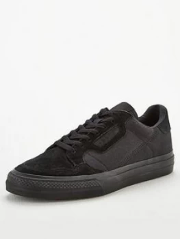 Image of adidas Originals Continental Vulc Canvas - Black, Size 12, Men
