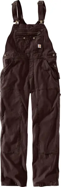 image of Carhartt Crawford Womens Bib Overall, brown, Size L