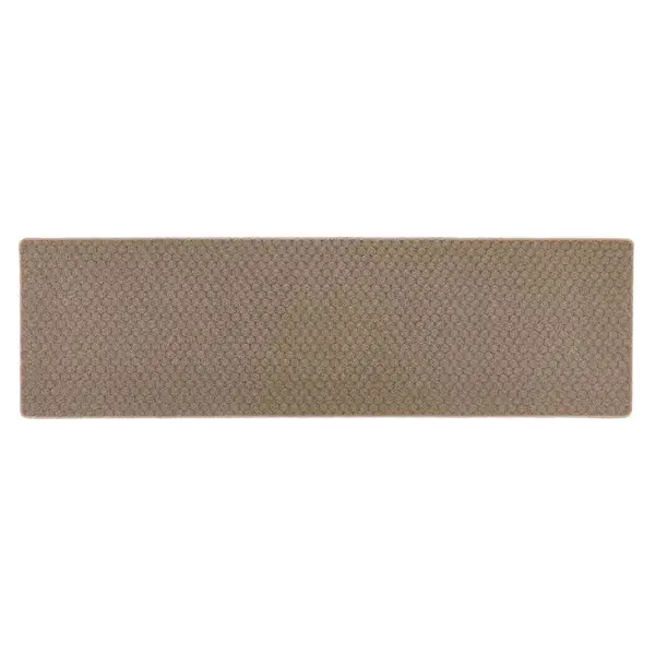 Image of Hug Rug Sculptured Washable Basket Honeycomb Mink 67X230 5026134622432