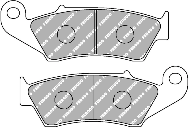 Image of Brake pad set FERODO RACING FDB892EF