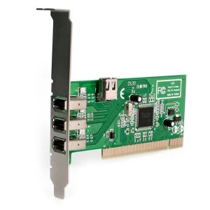 image of Startech PCI1394MP Texas Instruments Chipset 4 Port PCI Firewire Card