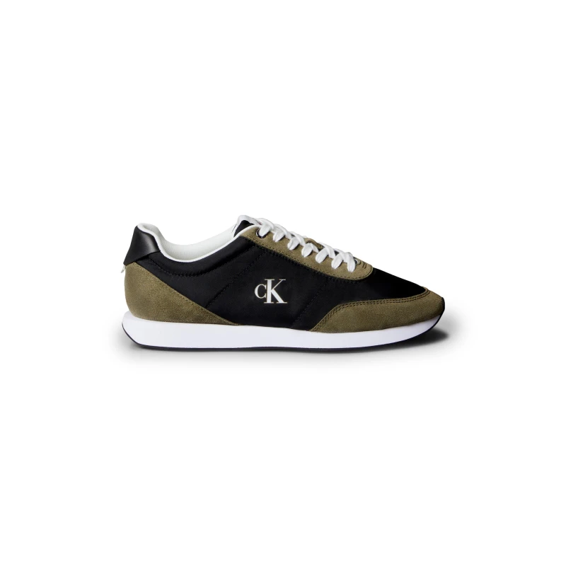 Image of Calvin Klein Mens CK Retro Runners Runners 7 (41) Black 11624503270