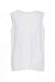 Image of Great Plains Simone Sleeveless Shirt Optic White
