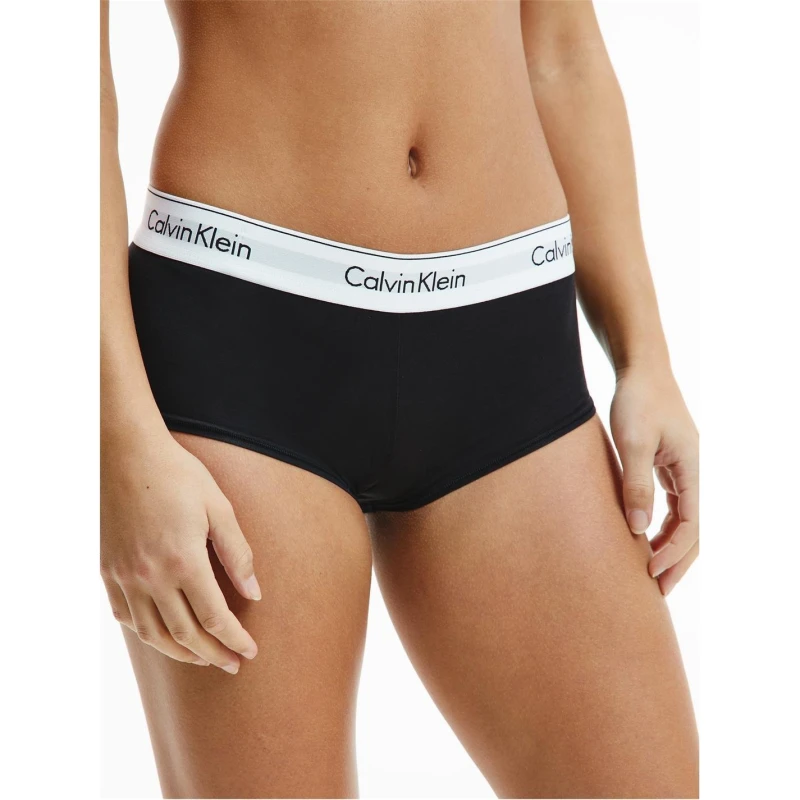 Image of Calvin Klein Underwear Icon Cotton Modal Shorts Black Women XL;L;M;S