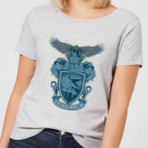 Image of Harry Potter Ravenclaw Drawn Crest Womens T-Shirt - Grey - 3XL
