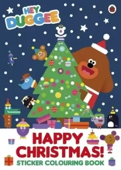 Image of Hey Duggee Happy Christmas Sticker Colouring Book by Hey Duggee