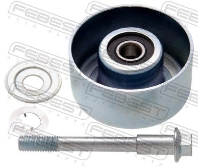 Image of FEBEST 0288-A35L Idler Pulley Deflection/Guide Pulley,v-ribbed belt (312)
