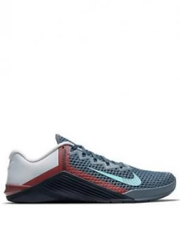 image of Nike Metcon 6 - Blue/Grey, Blue/Grey, Size 9, Men