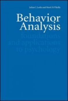 Image of Behavior Analysis by Julian C. Leslie Paperback