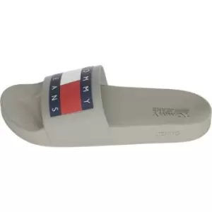 Tommy Jeans Flag Sliders - Grey