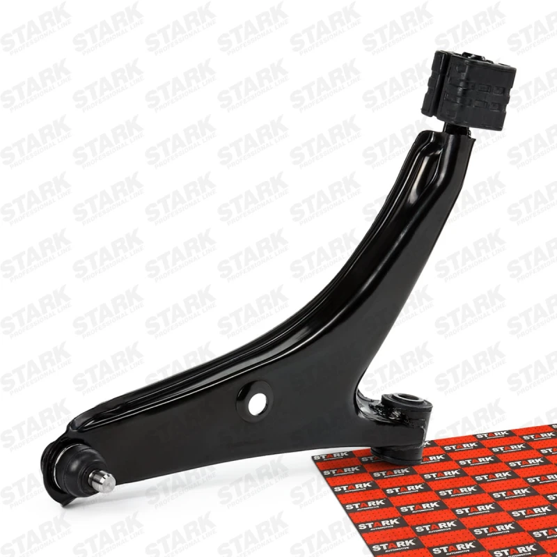 Image of STARK SKCA-0050264 Suspension arm Control Arm, Sheet Steel, Front Axle, with rubber mount Sheet Steel Track Control Arm (273)