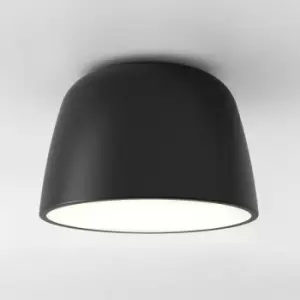 image of Astro Taiko Cylindrical 30cm Bowl Ceiling Light, Black