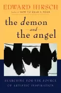 Image of demon and the angel searching for the source of artistic inspiration