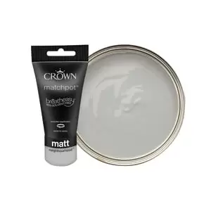 image of Crown Matt Emulsion Paint - Neighbourhood Tester Pot - 40ml