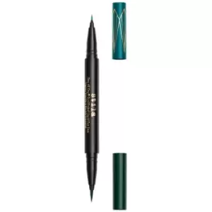 image of Stila Stay All Day Dual-Ended Liquid Eye Liner 4.5ml (Various Shades) - Teal/Intense Jade