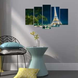Image of 5MX-86 Multicolor Decorative MDF Painting (5 Pieces)