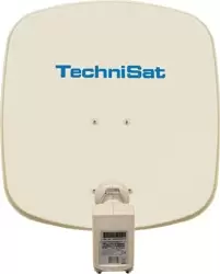 image of TechniSat Digidish 45 Twin satellite antenna Beige