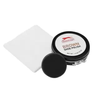 Image of Slazenger Shoe Shine Kit - Brown