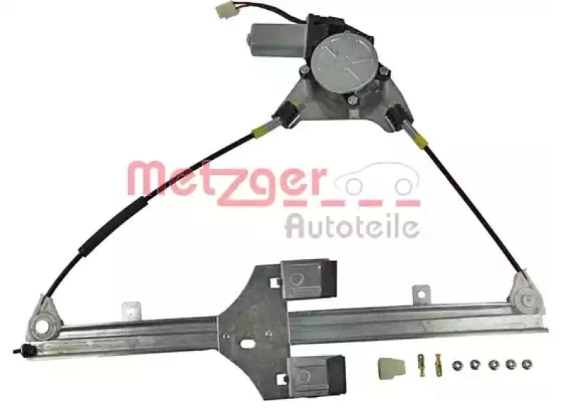 Image of METZGER 2160295 Window regulator Left Front, Operating Mode: Electric, with electric motor Window Winder (1561)