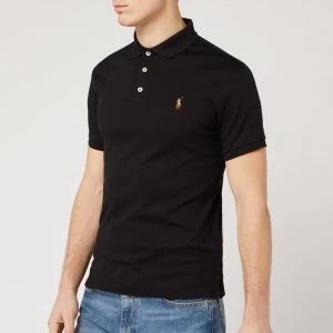 Image of Polo Ralph Lauren Mens Slim Fit Soft Touch Polo Shirt - Polo Black - L