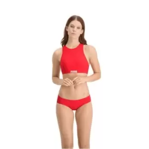 image of Puma Swim Hipster Briefs Womens - Red