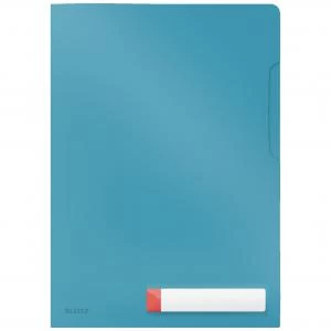 Image of Leitz Cosy Privacy Folder A4 - Calm Blue - Outer carton of 12