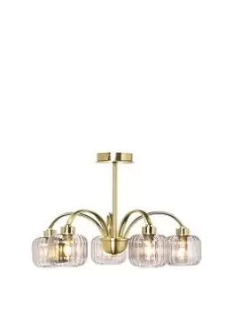 Image of Tobin 5 Light Flush