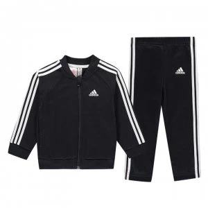 image of adidas adidas Three Stripes Tricot Toddlers Tracksuit - Navy/White